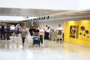 Aeroportos brasileiros estarão movimentados no feriado de Dia de Finados - (crédito: Divulgação) Aeroportos brasileiros estarão movimentados no feriado de Dia de Finados - (crédito: Divulgação)