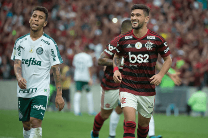 17ª rodada do Campeonato Brasileiro de 2019: Flamengo 3 x 0 Palmeiras, no Maracanã - Gols: Gabigol (2) e Arrascaeta (FLA).