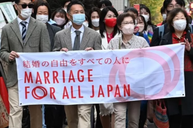 Casais gays no Japão não têm seus casamentos reconhecidos por lei - (crédito: Getty) Casais gays no Japão não têm seus casamentos reconhecidos por lei - (crédito: Getty)