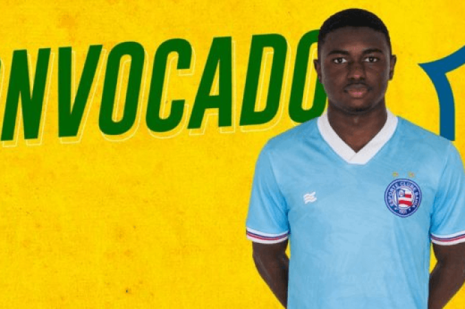 Sidney - Meio-campista de 17 anos do Bahia - Foto: Divulgação/Bahia