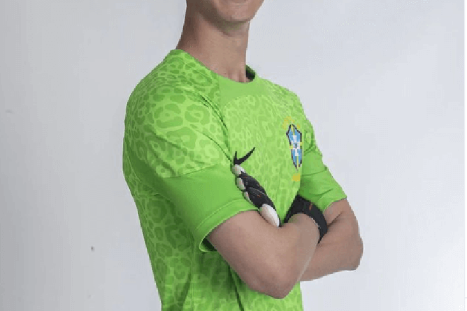 Pedro Cobra - Goleiro de 17 anos do Atlético-MG - Foto: Divulgação/CBF