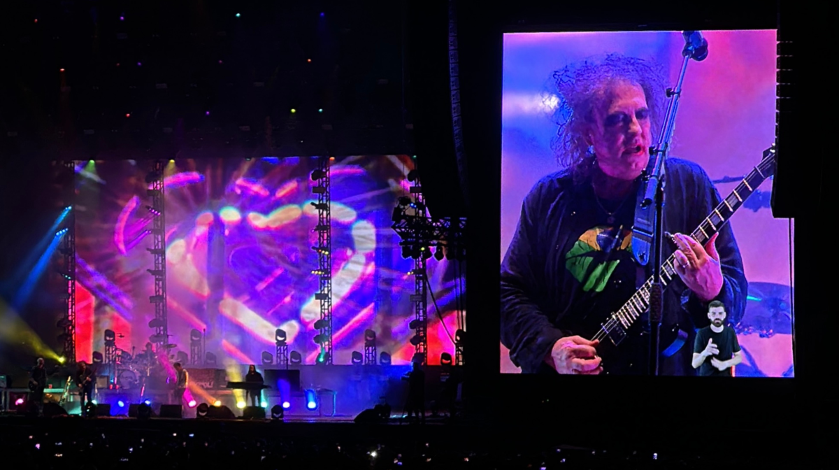 The Cure no palco Corona