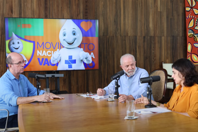 Lula recebe a ministra da Saúde, Nísia Trindade, no programa semanal Conversa com o Presidente - (crédito: Reprodução/Youtube @Lula) Lula recebe a ministra da Saúde, Nísia Trindade, no programa semanal Conversa com o Presidente - (crédito: Reprodução/Youtube @Lula)