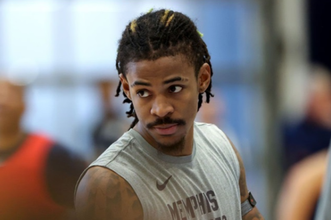 Morant cumpriu suspensão de 25 partidas  -  (crédito: Joe Murphy / AFP)