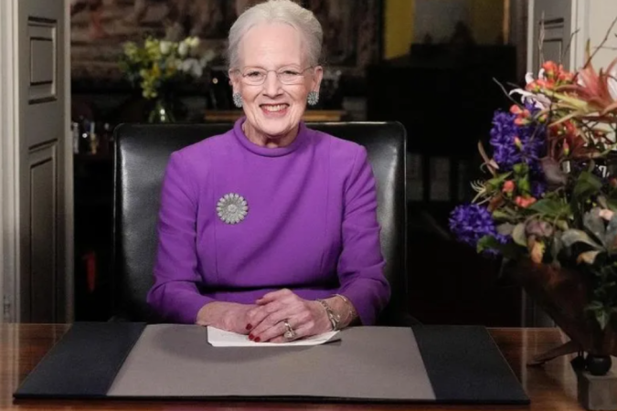 A rainha Margarida 2º anunciou abdicação do tronon em discurso anual de Ano Novo -  (crédito: Reuters)
