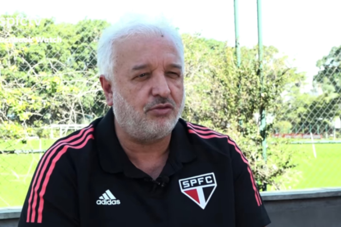 Diretor de futebol, Carlos Belmonte, é um dos responsáveis pelas contratações no São Paulo -  (crédito: Reprodução)