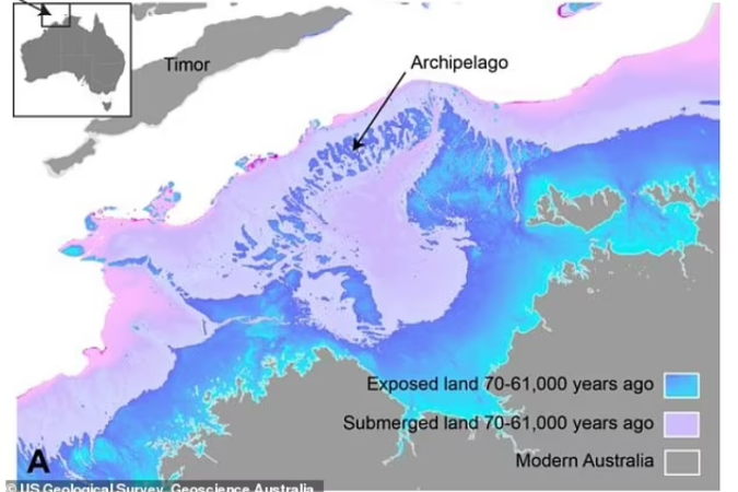 Plataforma Noroeste austrália atlântida - (crédito: US Geological Survey, Geoscience Australia) Plataforma Noroeste austrália atlântida - (crédito: US Geological Survey, Geoscience Australia)