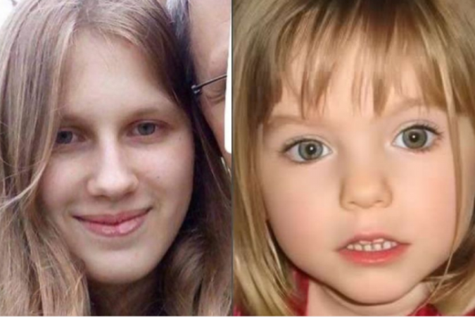 Polonesa Julia (à esquerda) ganhou notoriedade após ela criar um perfil no qual dizia ser Madeleine McCann, jovem britânica desaparecida em 2007 (à direita) nas férias com a família em Portugal
 -  (crédito: Handout / METROPOLITAN POLICE / AFP / Reprodução/Instagram/iammadeleinemcca)