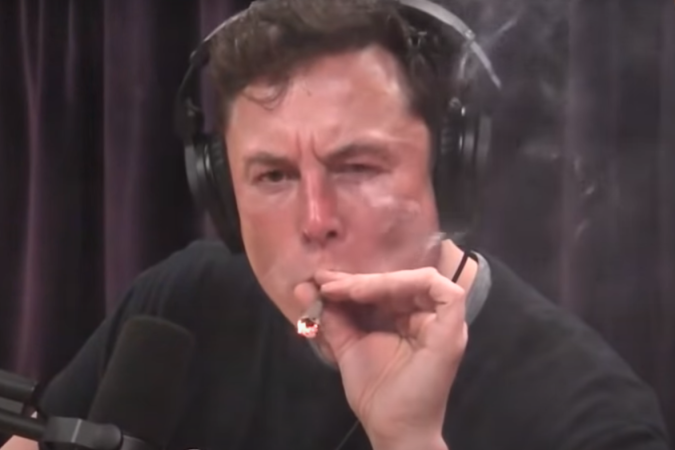 Elon Musk fumou maconha em podcast -  (crédito: Reprodução/Youtube Podcasts Legendados)