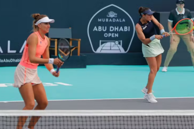 Com a vitória, as brasileiras estão classificadas para a fase de quartas de final - (crédito: Divulgação/Mubadala Abu Dhabi Open) Com a vitória, as brasileiras estão classificadas para a fase de quartas de final - (crédito: Divulgação/Mubadala Abu Dhabi Open)