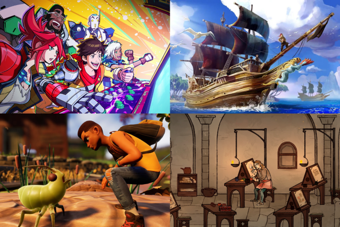 Os quatro jogos especulados para serem multiplataforma, Hi-Fi Rush, Sea of Thieves, Grounded e Pentinement. 