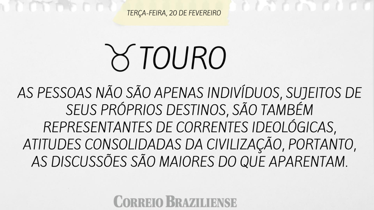 TOURO | 20 DE FEVEREIRO