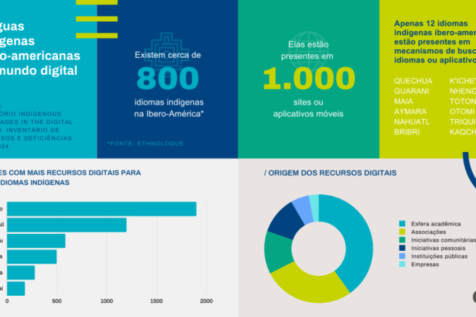 Dados sobre a presença de línguas indígenas no mundo digital