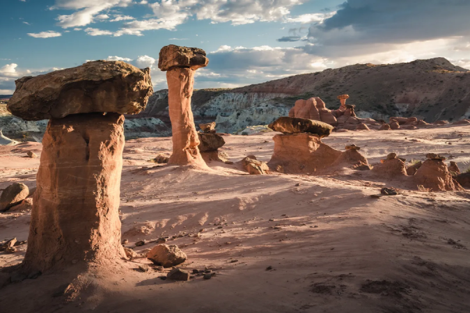 O terreno é acidentado neste canto do sul do Estado de Utah -  (crédito: Posnov/Getty Images)