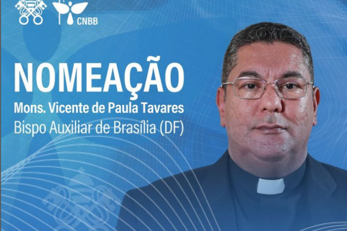 Padre Vicente de Paula Tavares é nomeado bispo auxiliar de Brasília -  (crédito: Reprodução/Instagram )