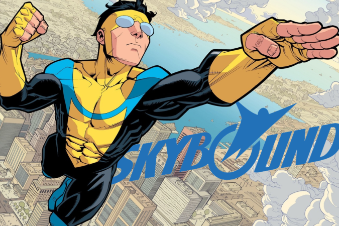 A Skybound já tem histórico de trabalho com a marca Invencível, sendo responsáveis pelos jogos que sairam do herói até o momento. -  (crédito: Reprodução/Image Comics)