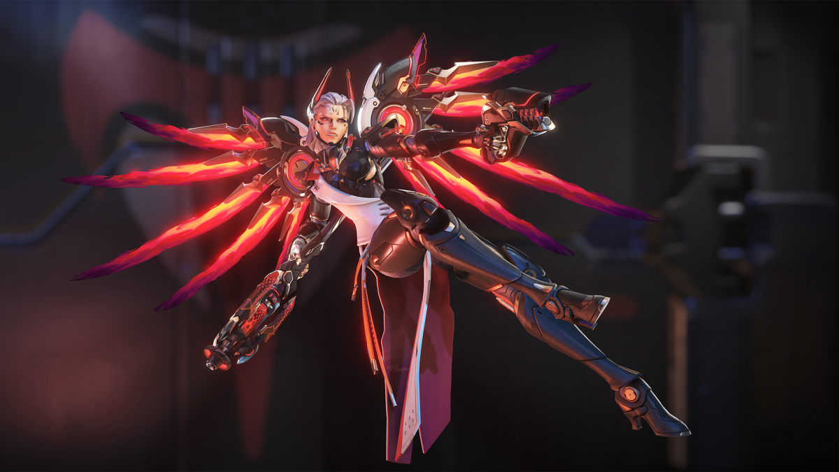 Mercy se torna má no evento de temporada Inversowatch. Mercy se torna má no evento de temporada Inversowatch.