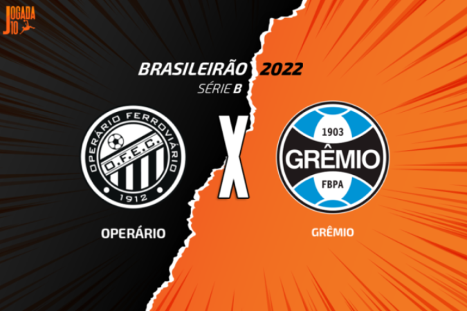 Operario x Grêmio -  (crédito: Foto: Arte Jogada10)