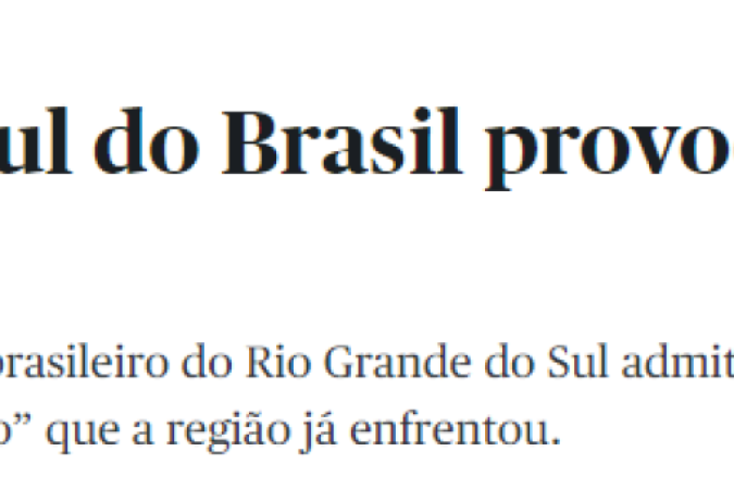 Manchete do jornal Público