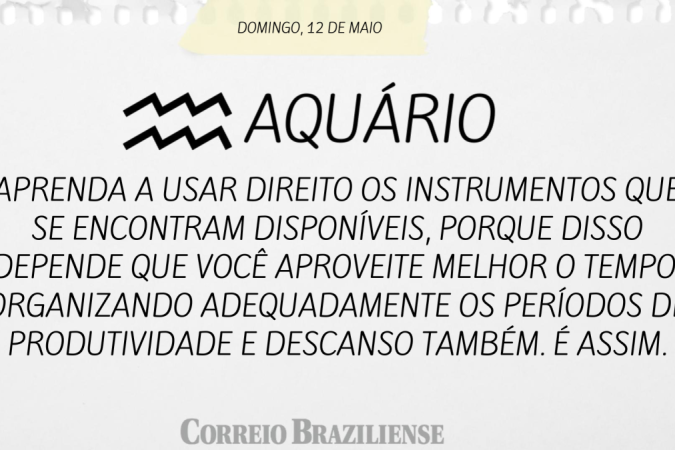 AQUÁRIO (nascimento entre 21/1 a 19/2)