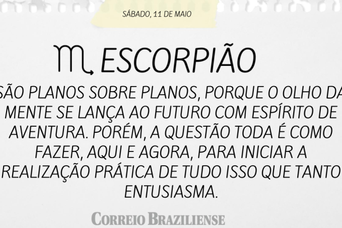 ESCORPIÃO (nascimento entre 23/10 a 21/11)