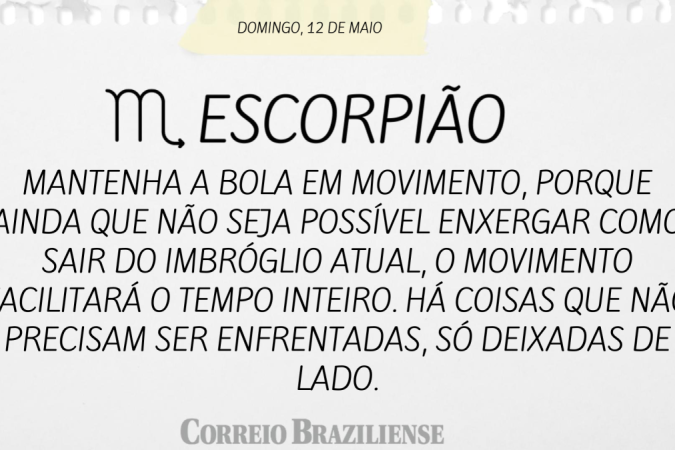 ESCORPIÃO (nascimento entre 23/10 a 22/11)