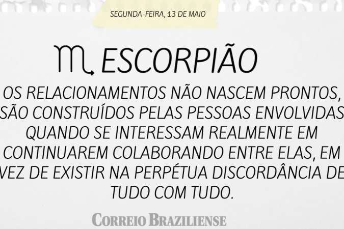 ESCORPIÃO (nascimento entre 23/10 a 22/11)