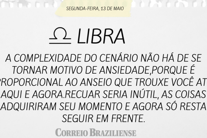 LIBRA (nascimento entre 23/9 a 22/10)