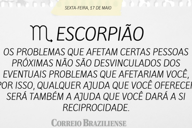 ESCORPIÃO (nascimento entre 23/10 a 21/11)