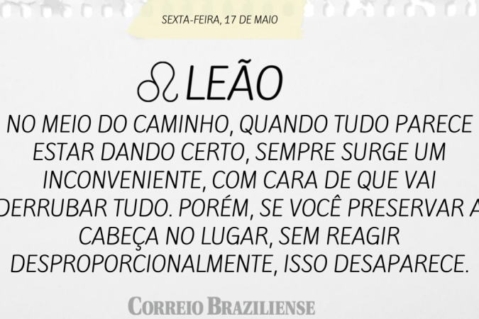 LEÃO (nascimento entre 22/7 a 22/8)