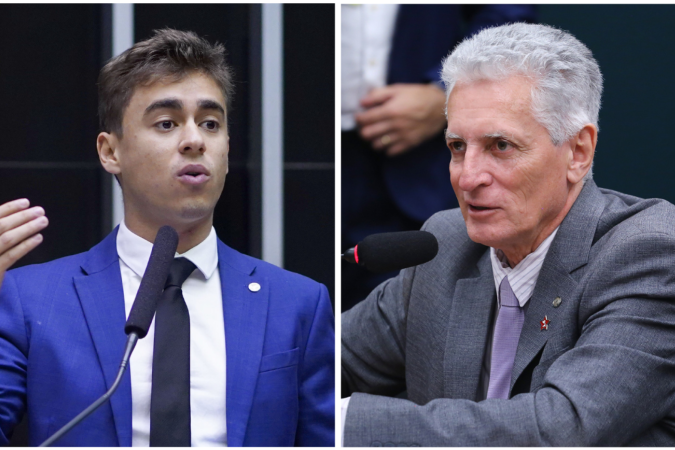 Congresso zera verbas de comissão presidida pelo deputado federal Nikolas Ferreira -  (crédito: Pablo Valadares e Vinicius Loures/Câmara dos Deputados)