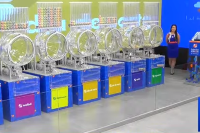 Sorteio quinta -  (crédito: Reprodução/Youtube Caixa  )