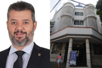 Procurador que humilhou caixa é excluído da diretoria do Minas Tênis Clube - Reprodução (E) e Alexandre Guzanshe/EM/D.A. Press (D)