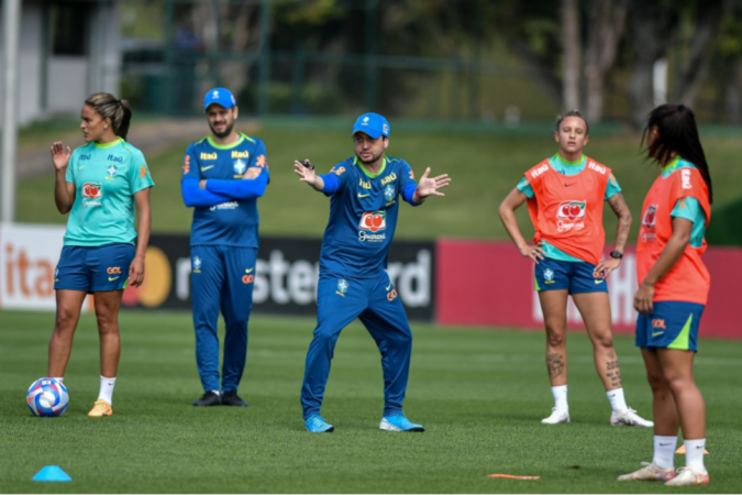 Membro do Grupo C, Brasil terá a concorrência de Espanha e Japão, além das próprias nigerianas, por uma vaga na próxima fase  -  (crédito: CBF / Staff Images)