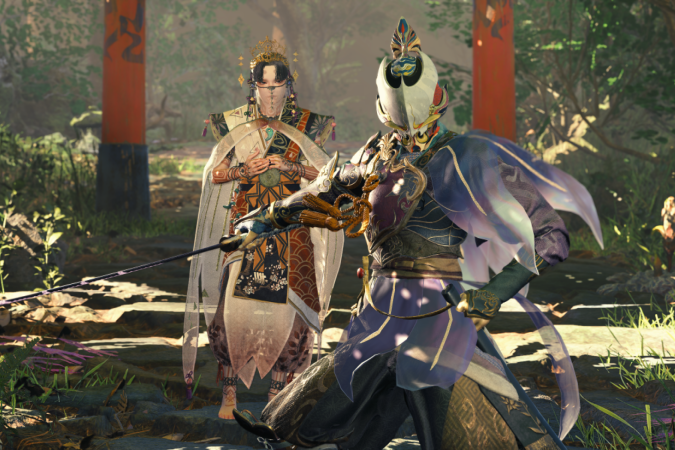 O espiríto combatente, Soh, luta contra os Coléricos para defender Yoshiro.