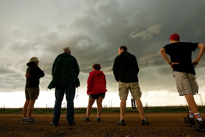 O motivo que leva algumas tempestades a criar violentos tornados e outras não ainda é um mistério da meteorologia -  (crédito: Getty Images)