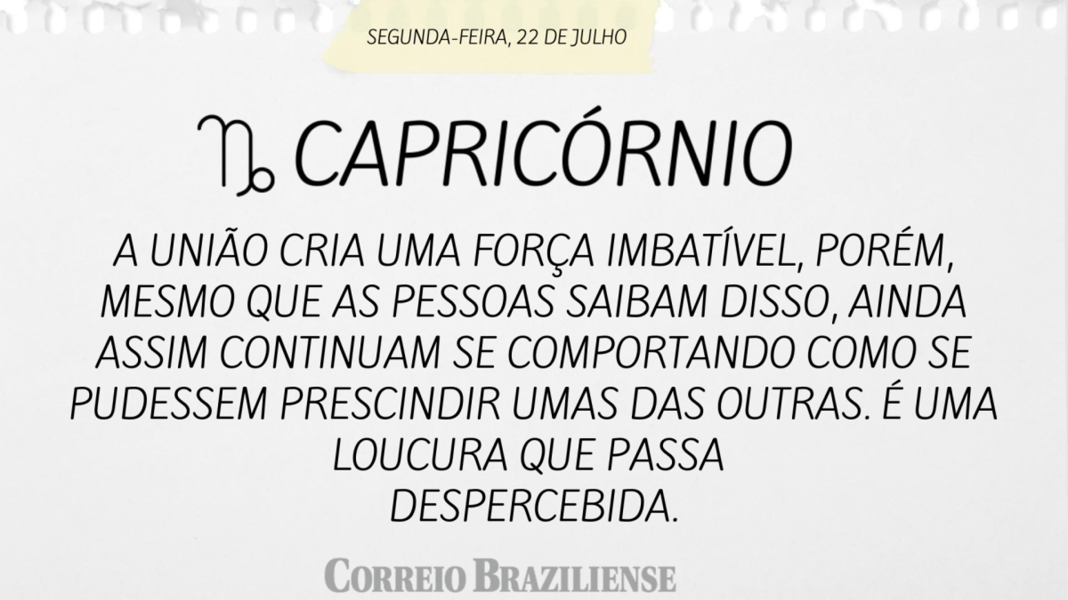 Nascimento entre 22/12 e 20/1