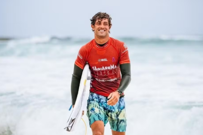 A etapa do Taiti é a bateria preferida no mundo do surfista de 23 anos -  (crédito: Reprodução / Instagram)