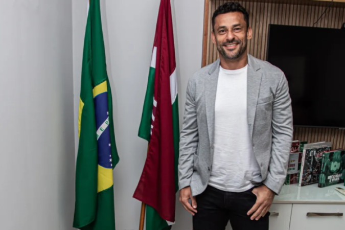 Fred se despede do Fluminense  -  (crédito: Foto: Marcelo Gonçalves / Fluminense FC)