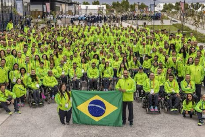 Equipe Brasil da Paraolimpíadas de Paris -  (crédito: Reprodução/Instagram @cbcpoficial)