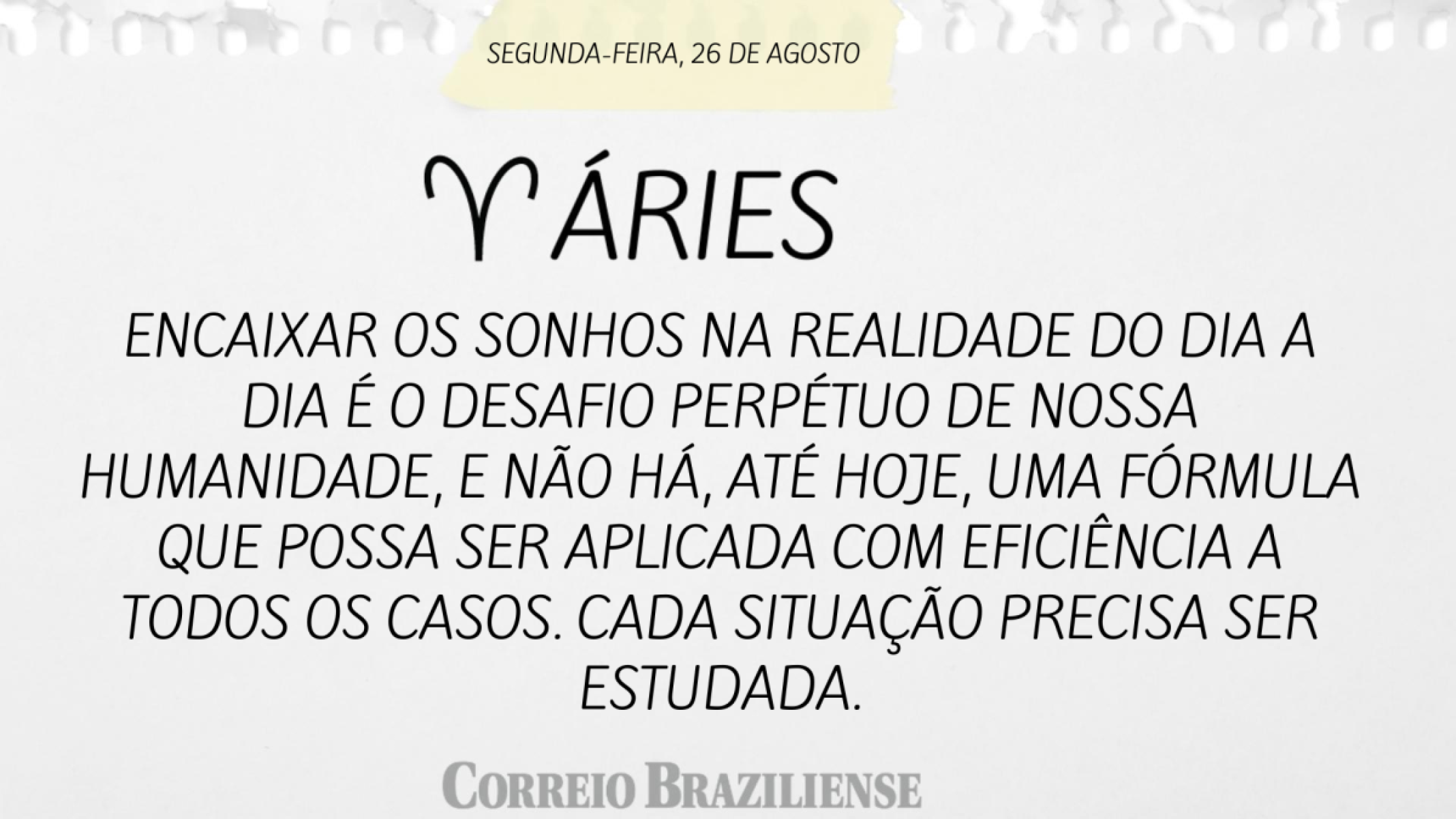 ARIES (nascimento entre 21/03 e 20/04) 