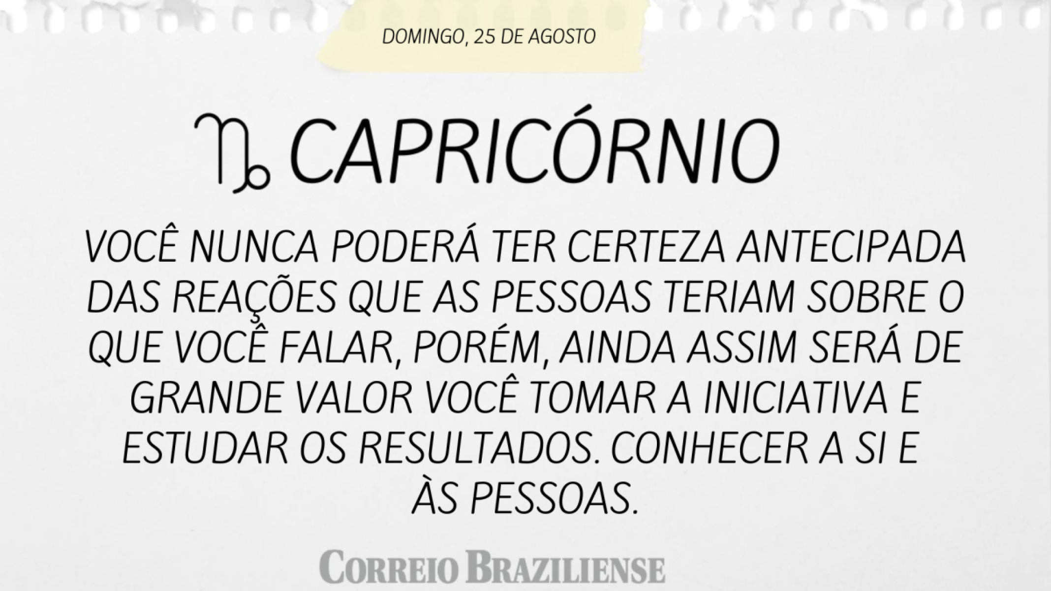 CAPRICÓRNIO (nascidos entre 22/12 e 20/01) 