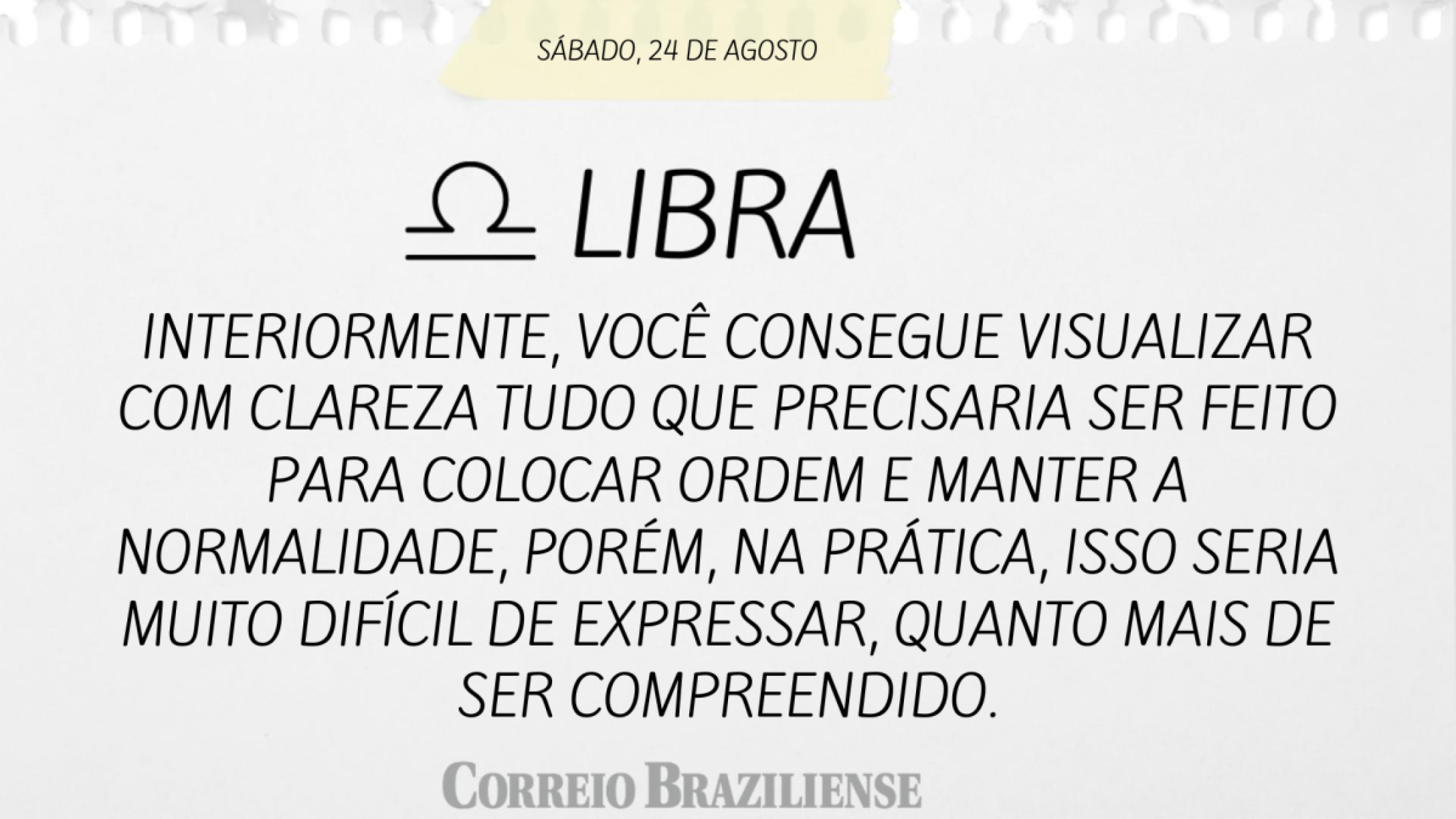 LIBRA (nascidos entre 23/09 e 22/10) 