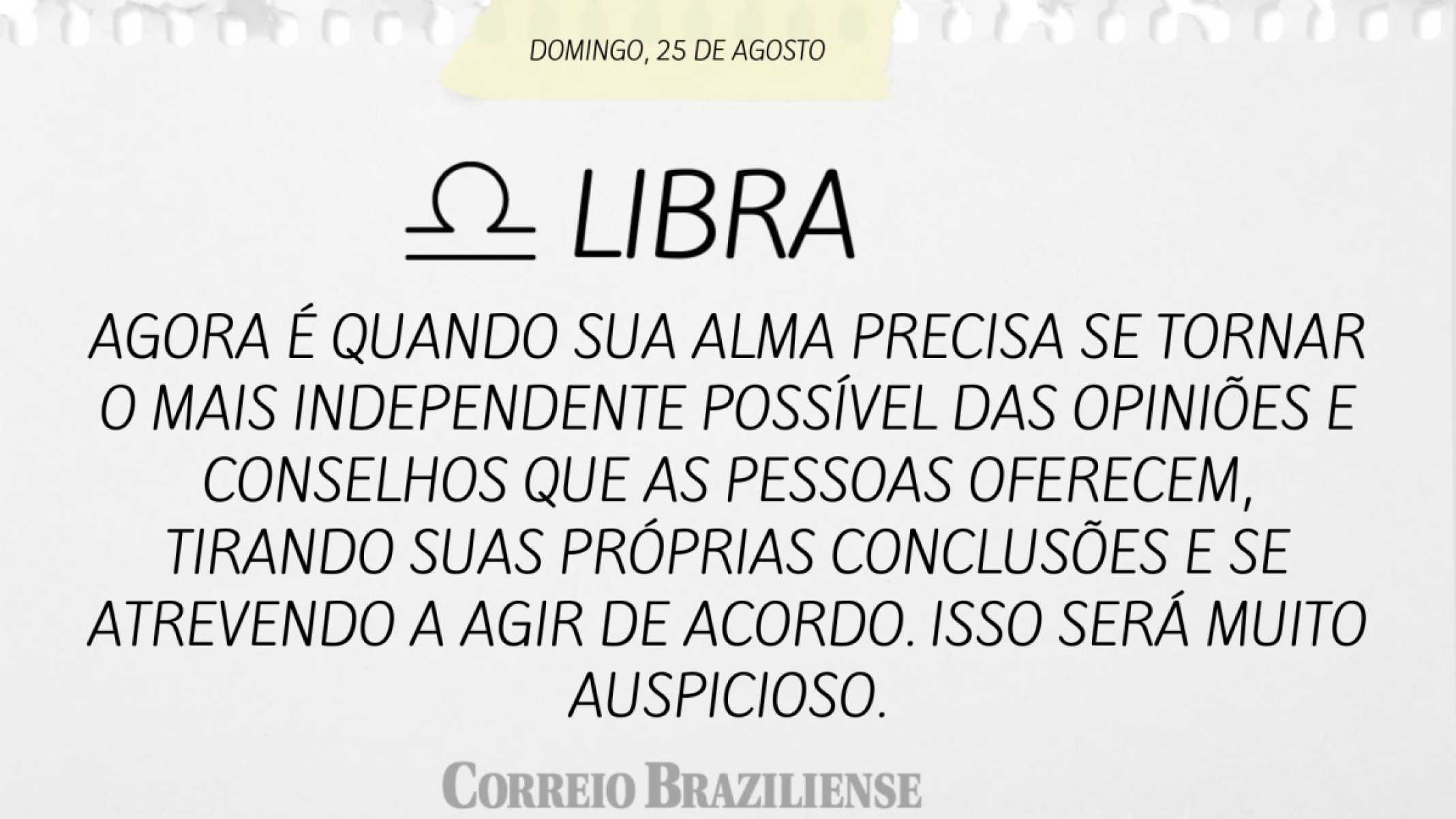 LIBRA (nascidos entre 23/09 e 22/10) 