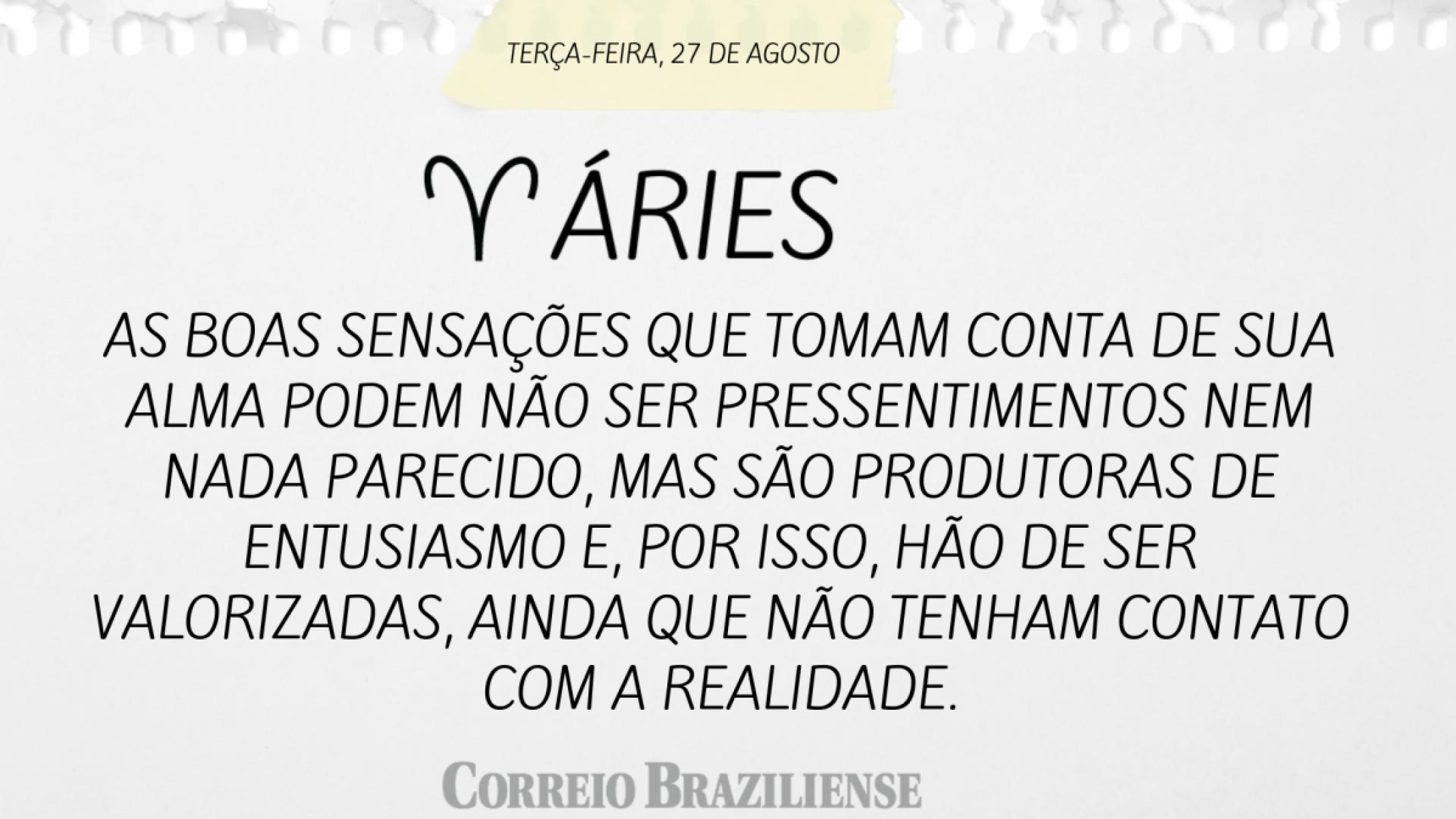 ARIES (nascimento entre 21/03 e 20/04) 