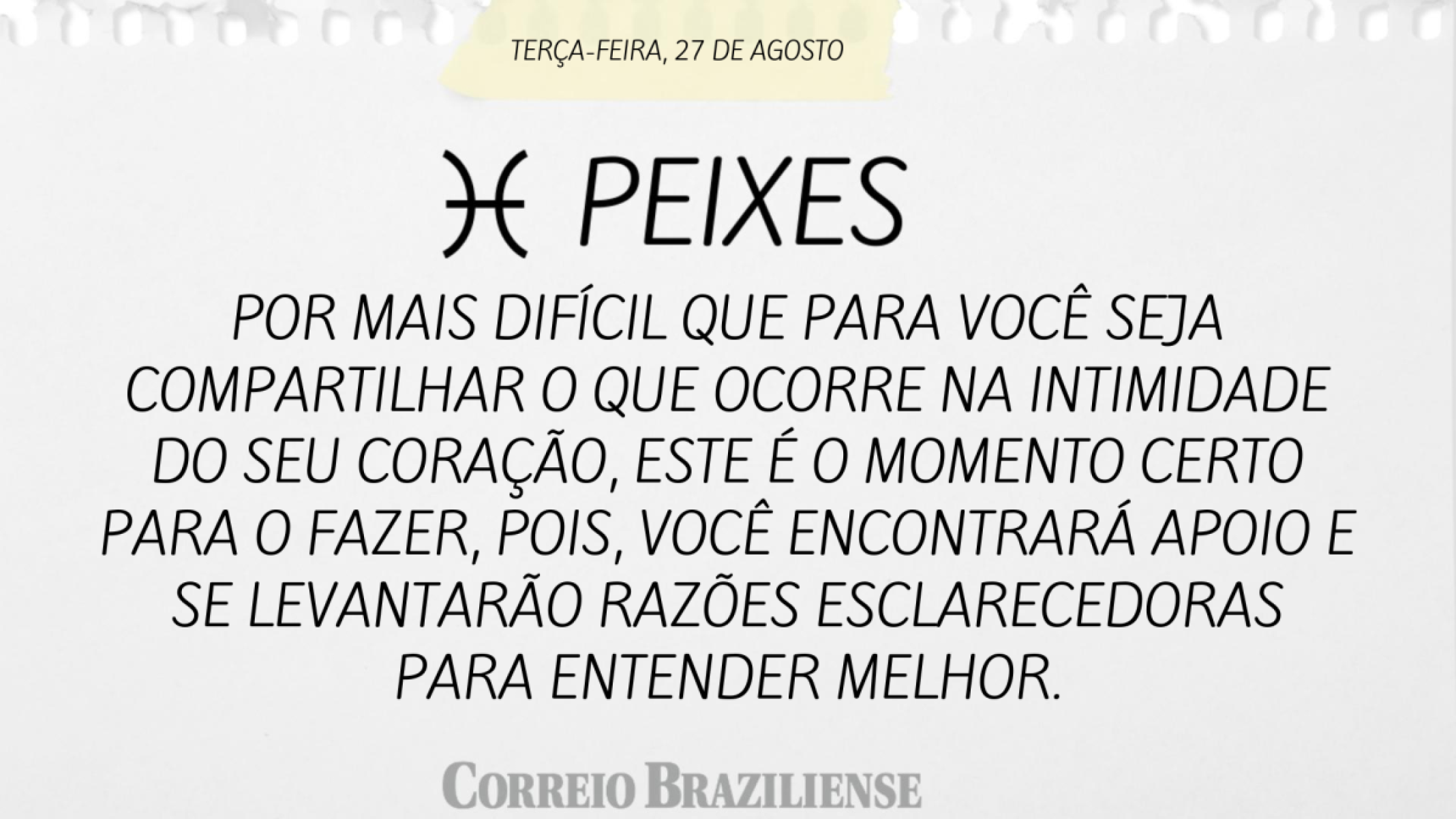 PEIXES (nascimento entre 20/2 a 20/3) 