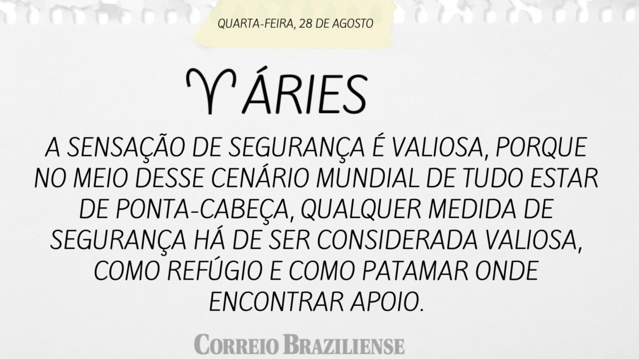 ARIES (nascimento entre 21/03 e 20/04)  