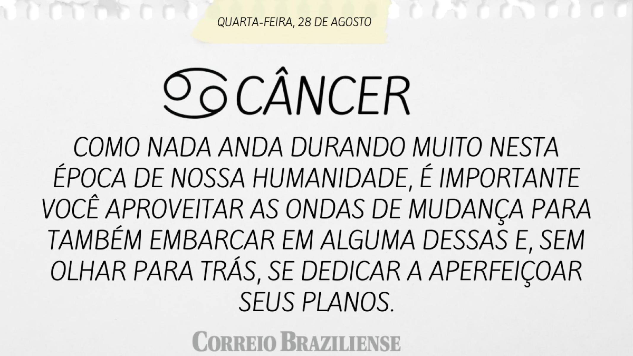 CÂNCER (nascimento entre 21/6 a 21/7)  