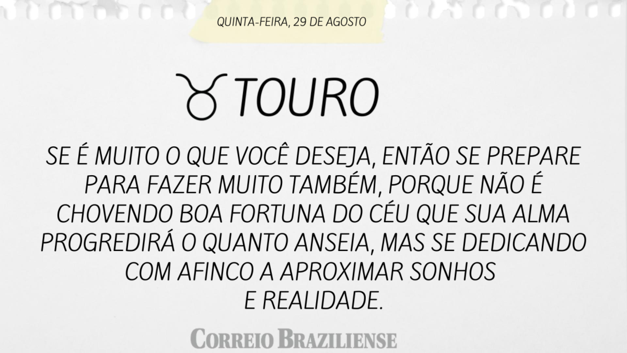 TOURO (nascimento entre 21/4 a 20/5)  