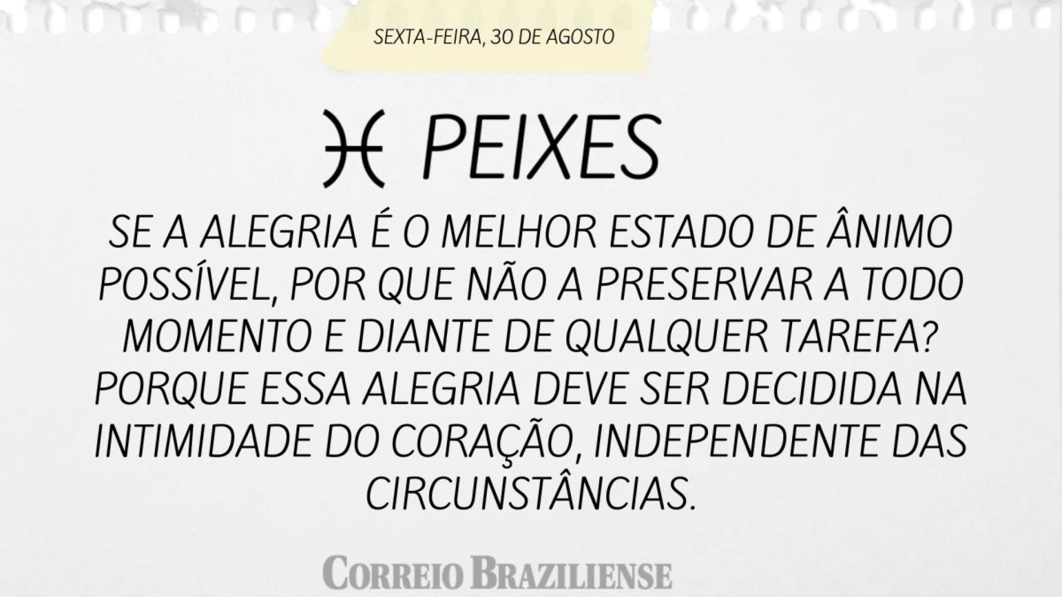 PEIXES (nascimento entre 20/2 a 20/3)  